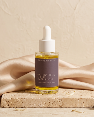 Tuberose & Co. Bakuchiol Lipid Infusion product shot on display