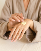 Vitamin C+ Antioxidant Concentrate applied to the hand